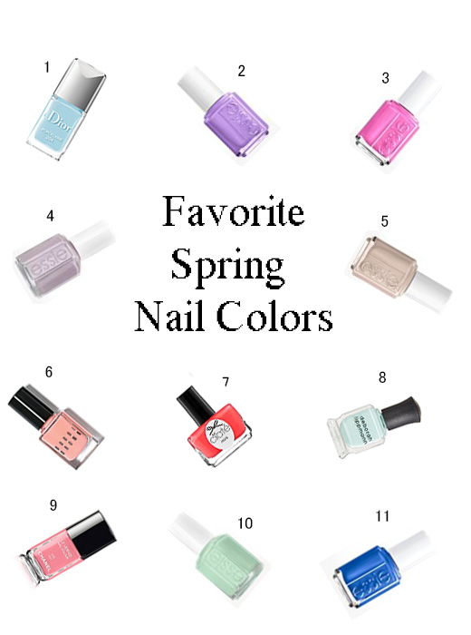 Favorite Nail Polish Colors for Spring - We Shop in Heels